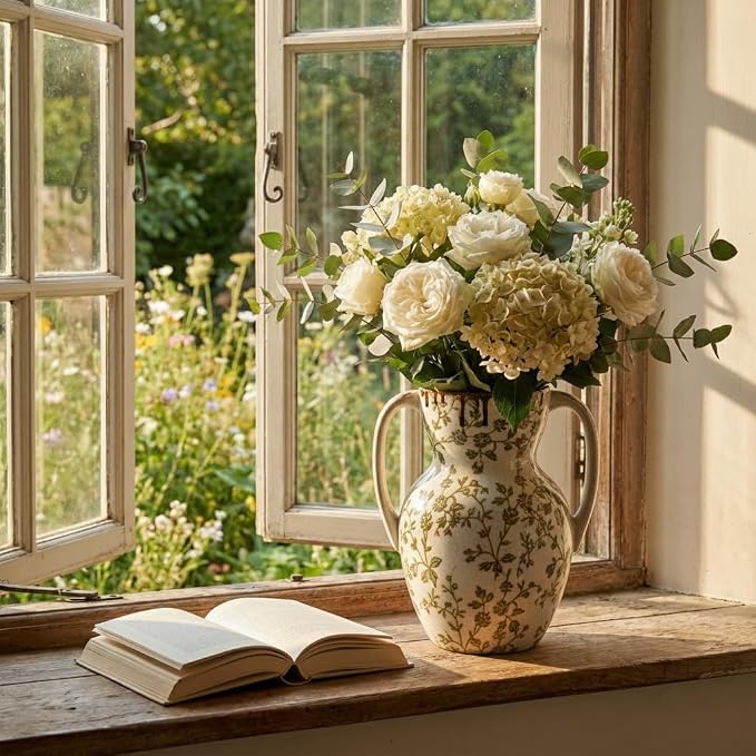 Emotionally Grounded Vase, Vaseking Large Ceramic Rustic Vase - Image 6