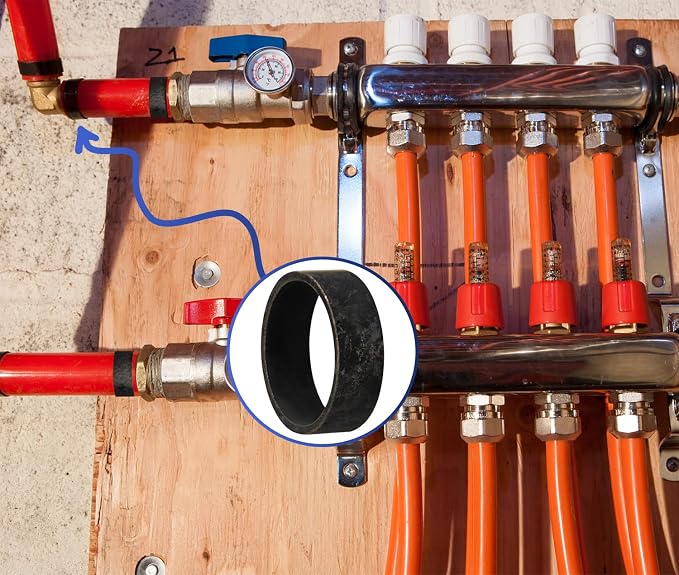 100 Pack 1/2" PEX Copper Crimp Rings | - Image 7