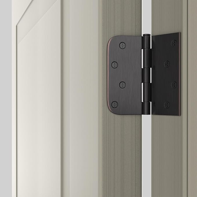 12 Pack goldenwarm 4in Oil Rubbed Bronze Door Hinges Interior Door Hinges 4 x 4 - Image 7