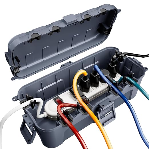 RESTMO Outdoor Electrical Box Waterproof, Extension Cord Cover | IP54 by Restmo