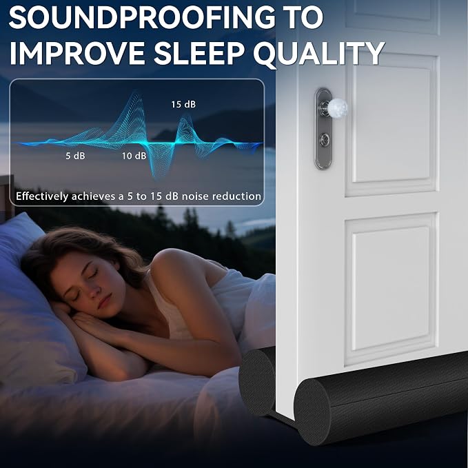 2 Pack Under Door Draft Stopper - Image 3