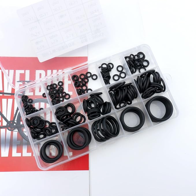 200 PCS O-Rings Assortment Kit, 15 Sizes Nitrile Rubber O Rings Sealing Gasket - Image 7