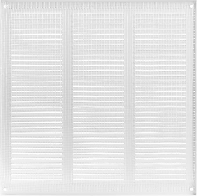 12 x 12 Inch White Galvanized Steel Return Air Register Vent Cover, AC Vent - Image 7
