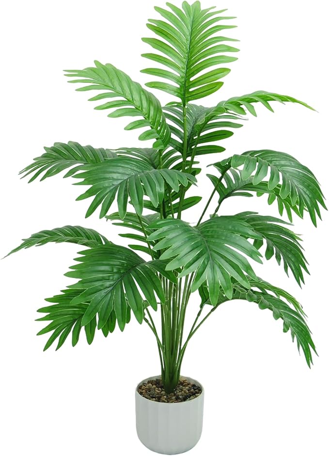 Freyalife 28“ Fake Plant Large Artificial Plam Tree by Unknown