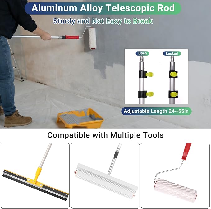 Wayona Self Leveling Concrete Tool Kit, Epoxy Floor Paint Tool - Image 3