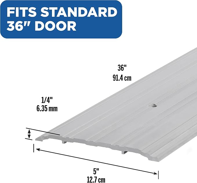 MD Building Aluminum Flat-Profile Commercial Threshold - Image 2