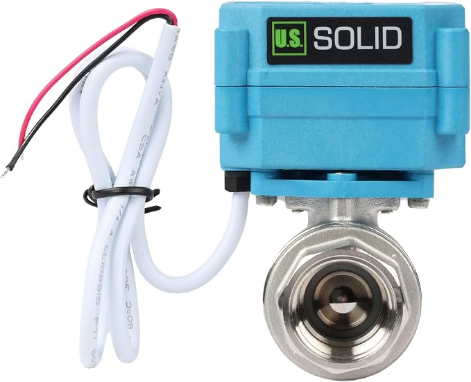 U.S. Solid 3/4inch Stainless Steel Motorized Ball Valve, Full Port, IP67 - Image 3