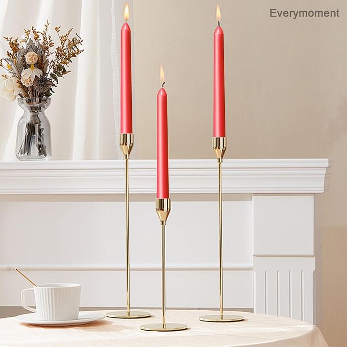 Everymoment Red Taper Candles - Image 5