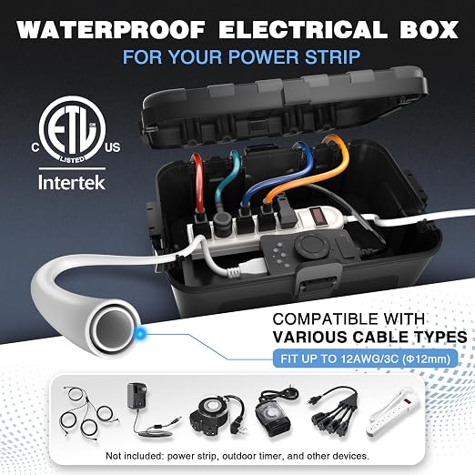 Large Outdoor Electrical Box Waterproof, - Image 3