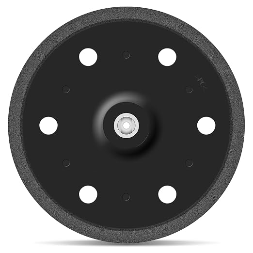 Awutzut 9 Inch 6 Holes Drywall Sander Pad Hook and Loop Backing Pad by Awutzut