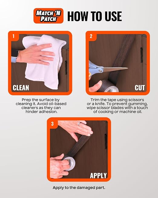 MATCH 'N PATCH Wood Grain Repair Tape - Image 5