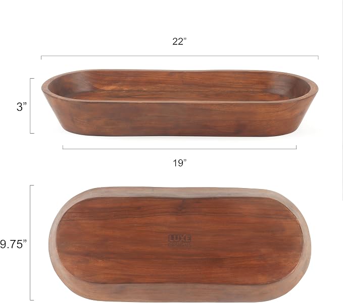 Wooden Dough Bowl - Image 3