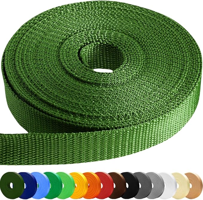 Webbing Strap, 3/4" to 2", 10-50 Yds, EDC gear, backpack repair and pet dog by TECEUM