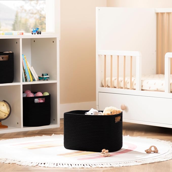 4 Pack Storage Baskets for Organizing, Shelf Baskets - Image 5