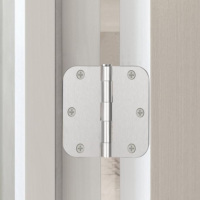 Door Hinges Brushed Nickel - Image 2
