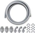 3/4 inch 15 Foot Liquid-Tight Conduit Kit, Flexible Non Metallic Electrical by Wocloer