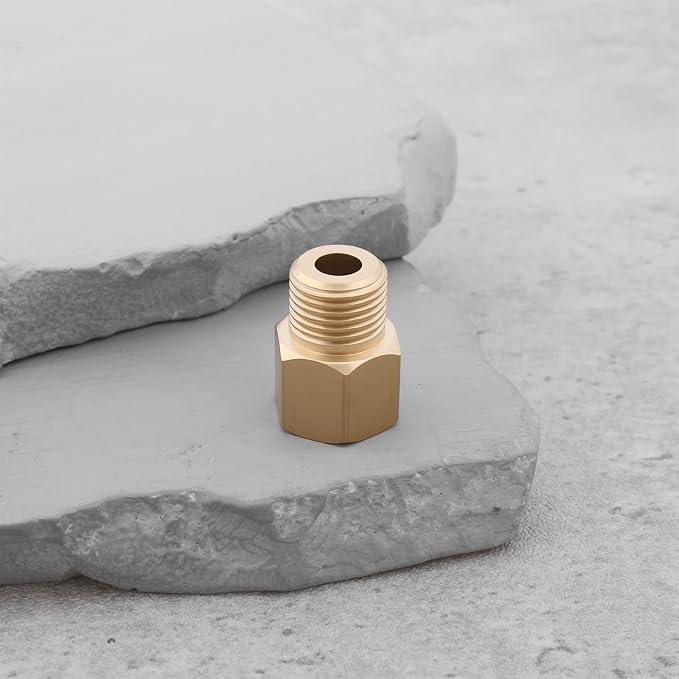 2pcs M10x1 Female to 1/8" BSP Male Brass Reducer Adapter - Image 6