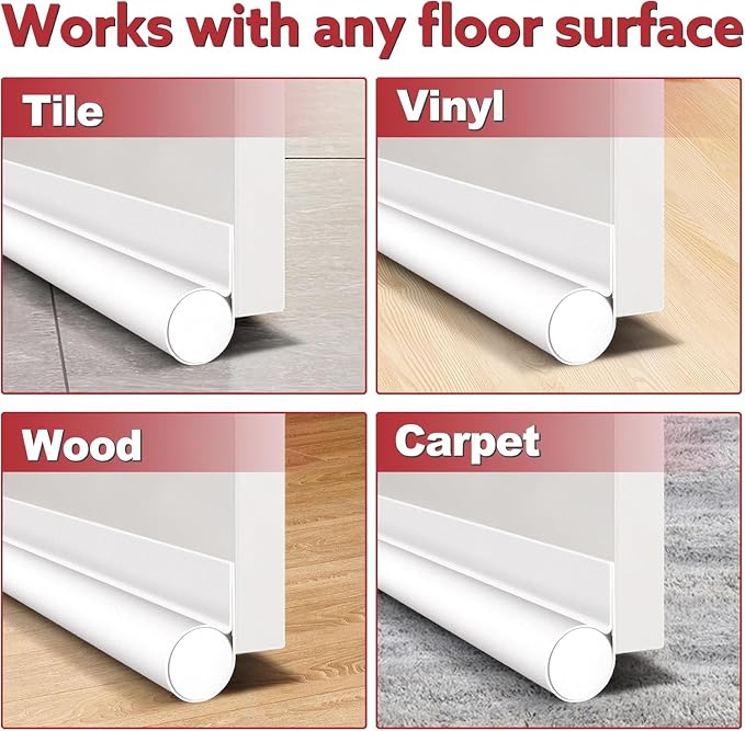 HomeProtect Door Draft Stopper Weather Stripping Door Seal Under Door Sweep - Image 8