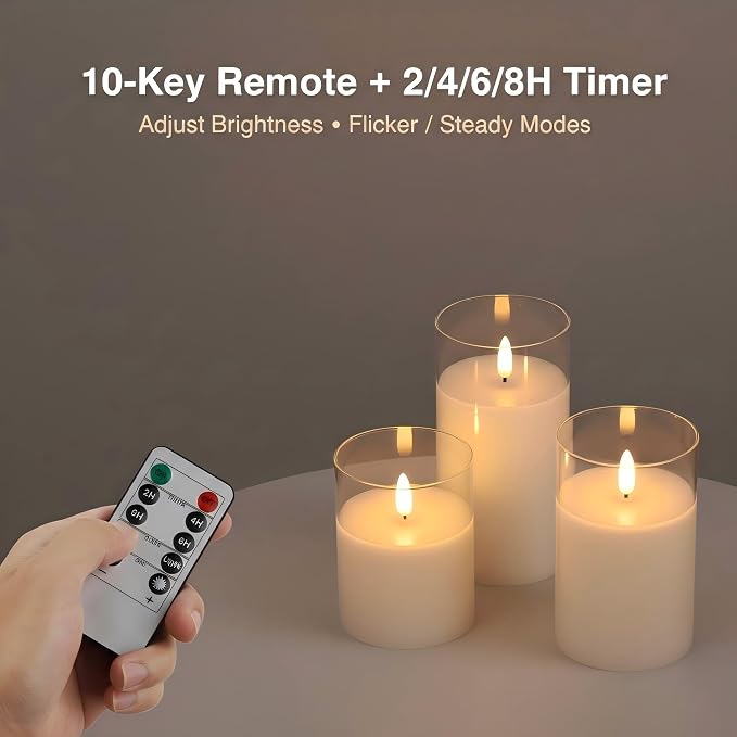 ANGELLOONG Flickering Flameless Candles - Image 7