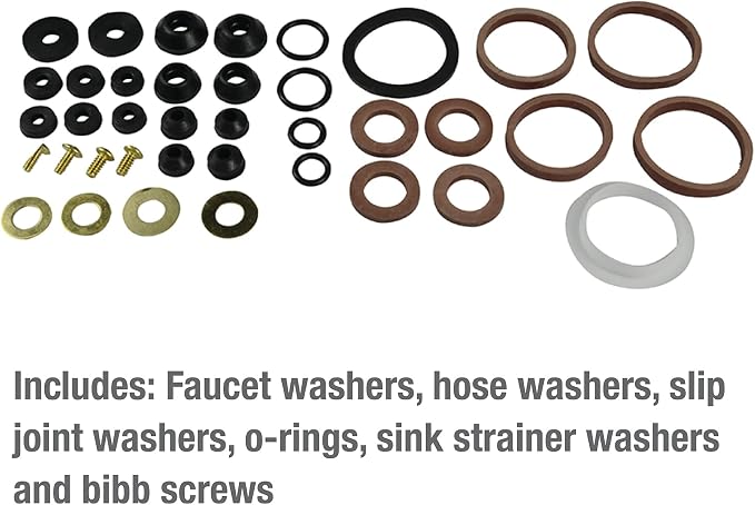 DANCO Home Rubber Washers Assortment I 42-Piece I 80817 - Image 5