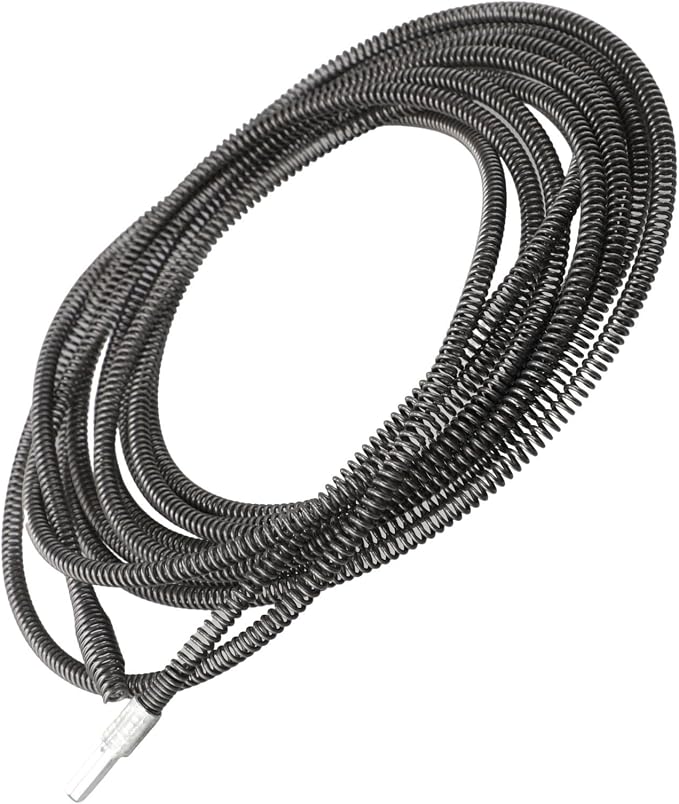 5M Drain Snake Drill, Manganese Steel Pipe Dredging, Flexible Sewer Cleaner - Image 2