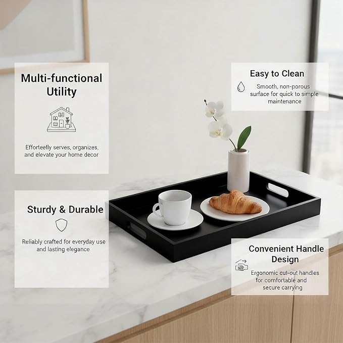 Krismax Wooden Serving Tray - Image 5
