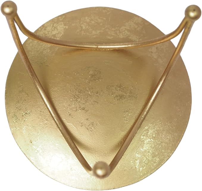 Hosley® Iron Pillar Candle Holders 4 Inch Diameter Tripod Stand Table - Image 7