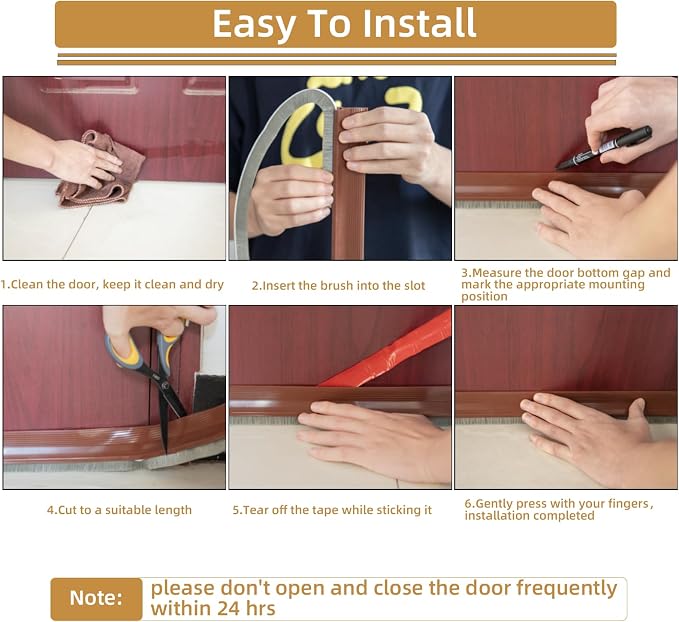39" Door Draft Stopper for Bottom of Door - Image 6