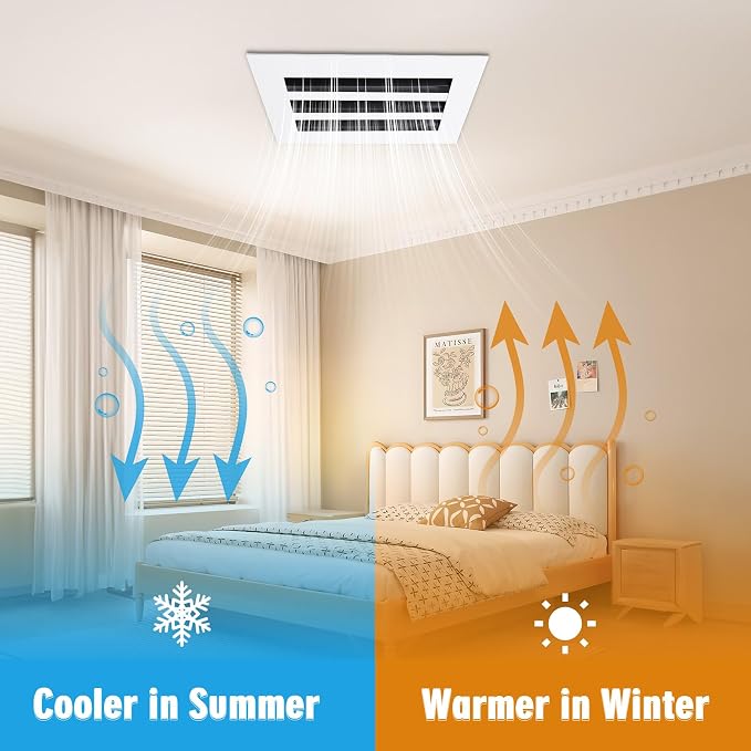 10x6 Modern AC Vent Cover, Decorative Air Vent Register Grille - Image 8