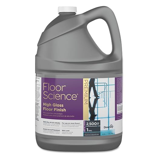 Diversey CBD540410 Floor Science Easy Apply High Gloss Floor Finish, by Diversey