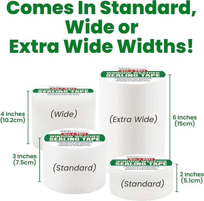 ECOHomes Window Weather Sealing Tape | Weather Stripping Tape, To Stop Drafts - Image 6