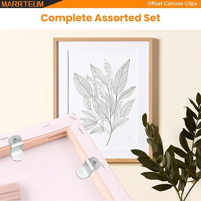 30Pcs, 1/2" Offset Canvas Clips - Image 5