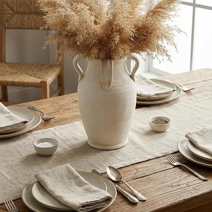 Emotionally Grounded Vase, Vaseking Large Ceramic Rustic Vase - Image 8