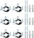 uxcell 6 Pcs Adjustable Pipe Bracket Clamp by uxcell