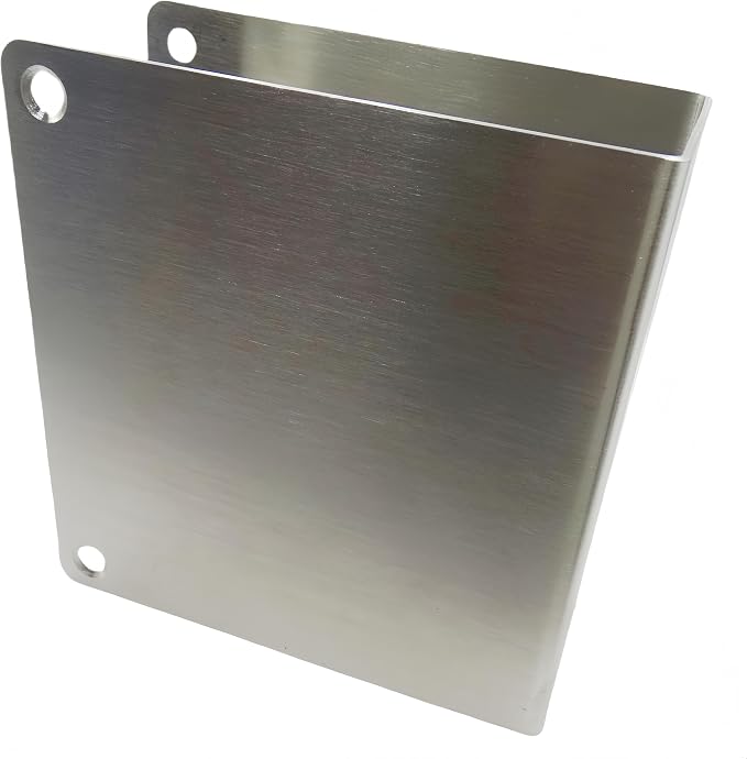 1-3/4" Stainless Steel Door Reinforcement Plate MP9492, 2 Pack | Stainless - Image 5