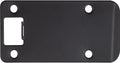 Round Corner Extended Lip Strike Plate, 2-1/4" x 4", Matte Black by StoneHarborHardware