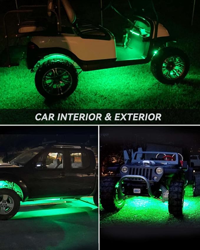 Keiurot 12V Led Light Strip for Cars 24Inch Connectable & Waterproof, - Image 3