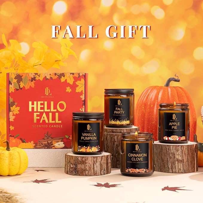 DL DREAMY DEWLA Fall Candles Set - Image 4