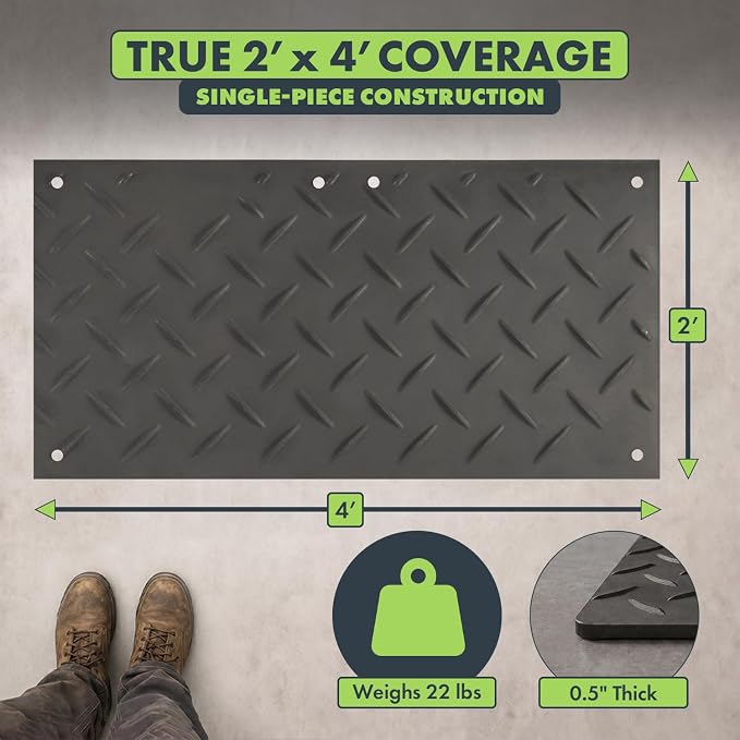 Checkers Ground Protection Mat, AlturnaMAT, Made in the USA - Image 2
