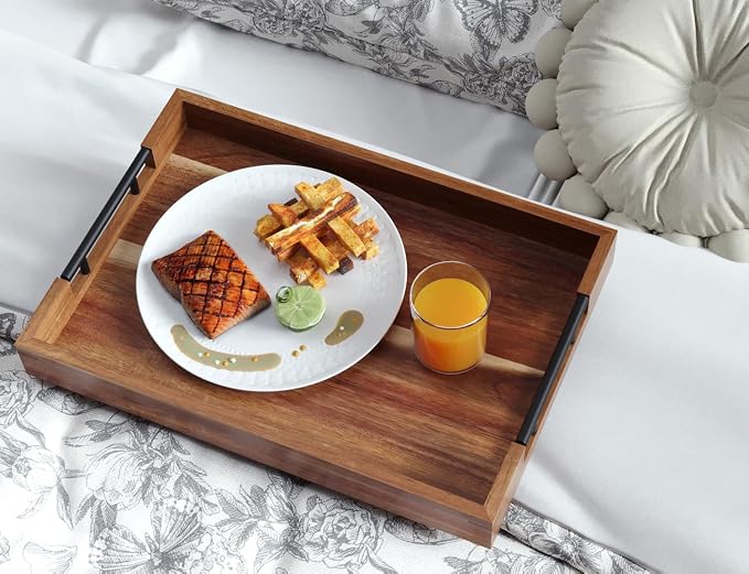 Fibogollo Acacia Wood Serving Tray - Image 2
