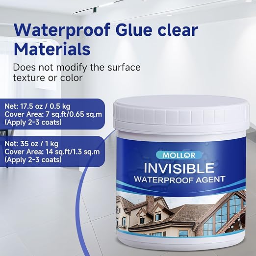 Transparent Waterproof Adhesive, 35oz Leak Invisible Waterproof Sealant - Image 4