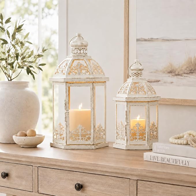 Lanterns Decorative Outdoor&Indoor, Candle Holder - Image 5