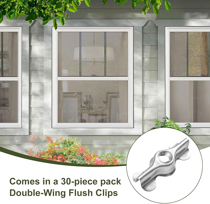 Alloy Steel Flush Clip for Prime-Line Double Wing Flush Clip PL 14843 | 1/16 x - Image 5