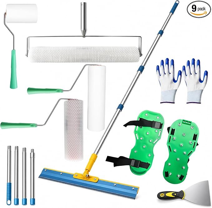Complete Self-Leveling Concrete Tool Kit by ToolSentryX