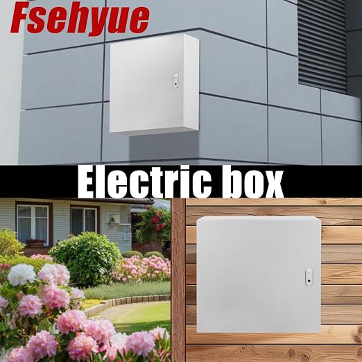 Electrical Box 24 x 24 x 8 Inch Indoor Outdoor Electrical Enclosure Box Steel - Image 7