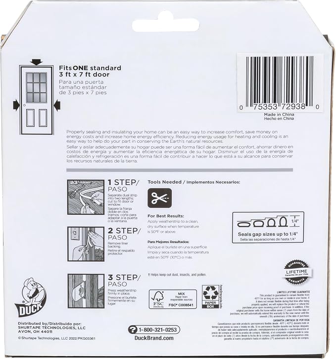 Duck Brand Max Strength Silicone Weatherstrip Seal - Image 2