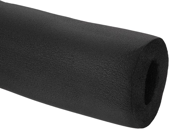 PATIKIL 1" ID x 6.6Ft Pipe Insulation Foam Tubes, Pipe Cover Wrap Roll Bar by PATIKIL