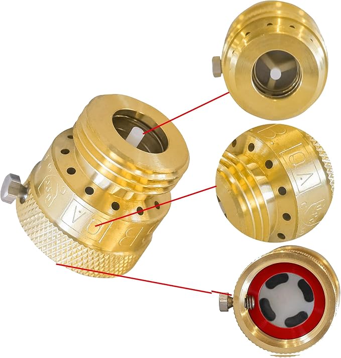 Xiny Tool 2 Pack Faucet Vacuum Breaker, 3/4 Inch Solid Brass Hose Bib Backflow - Image 3