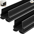 Yaocom 2 Strip Black 32 Inch Vinyl U-Shape Door Bottom Seal, Slide on by Yaocom