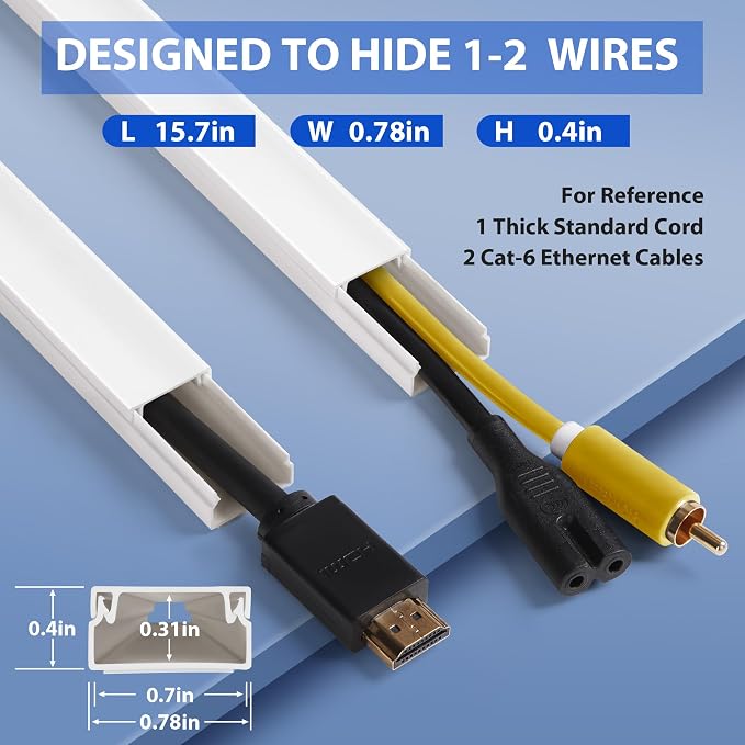 157in Cord Hider Wall Kit, Cable Hider - Image 3